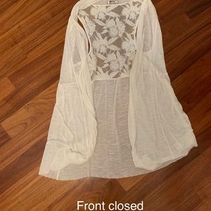 White long vest - Nightcap